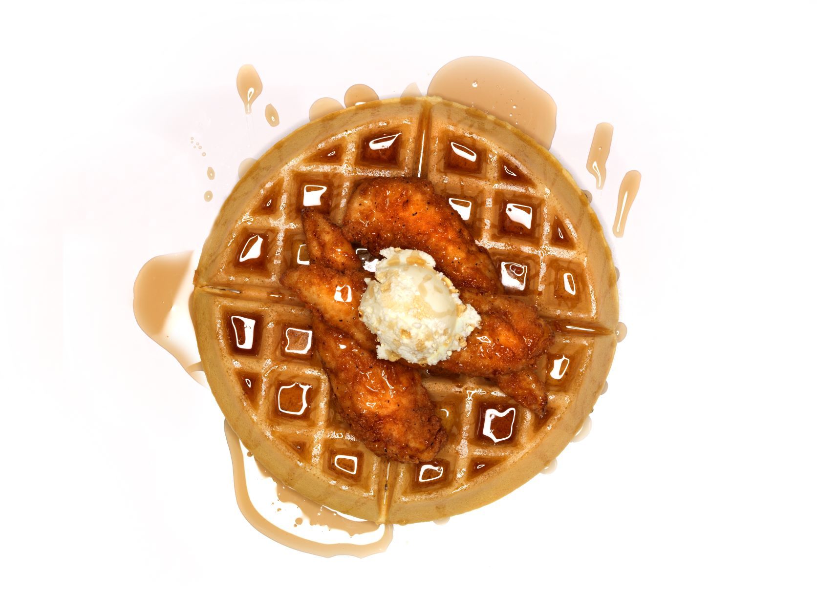 Chicken and waffles is a popular menu item at Slim Chickens. (Courtesy photo)