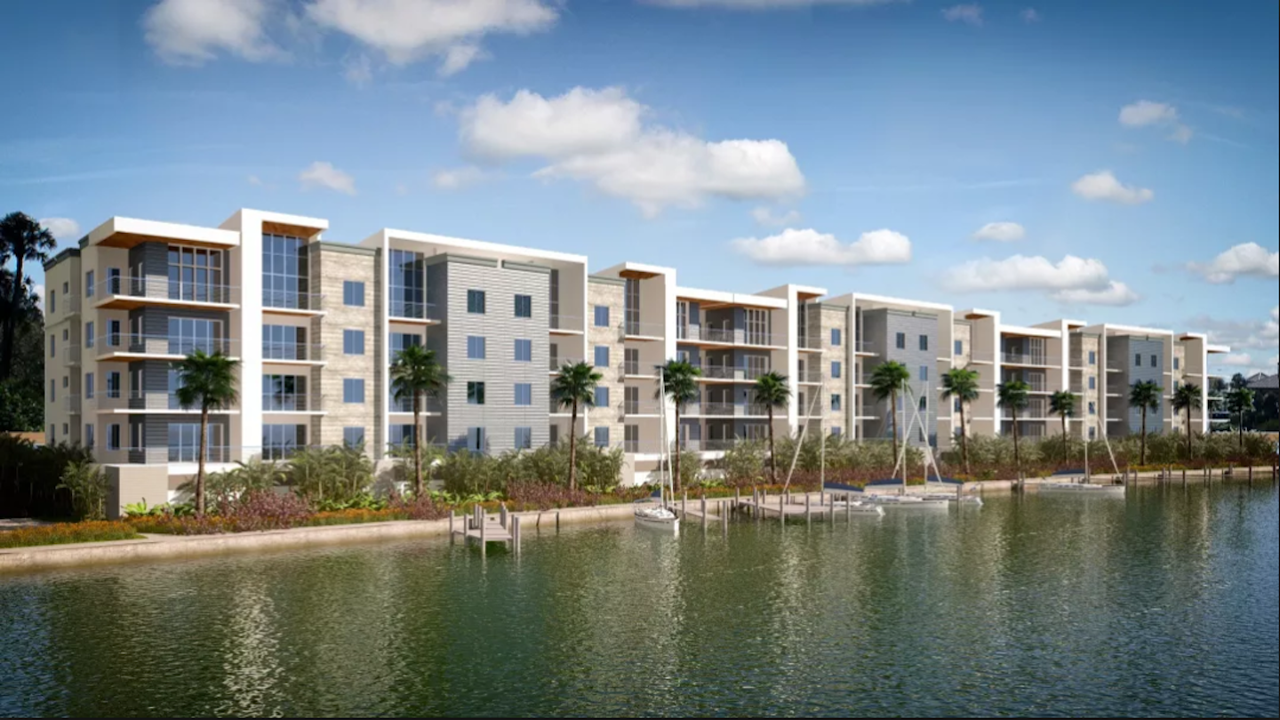 The Strand is the largest residential development approved in the North Trail Overlay District with 156 apartments and 298 parking spaces in the southern portion of the district. (Courtesy image)