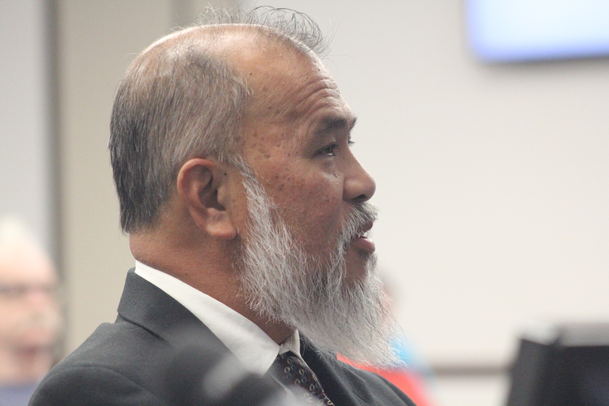 Jose Papa, senior planner, reported on the demographics of the city to the Palm Coast City Council as part of the CDBG requirements. Photo by Brian McMillan