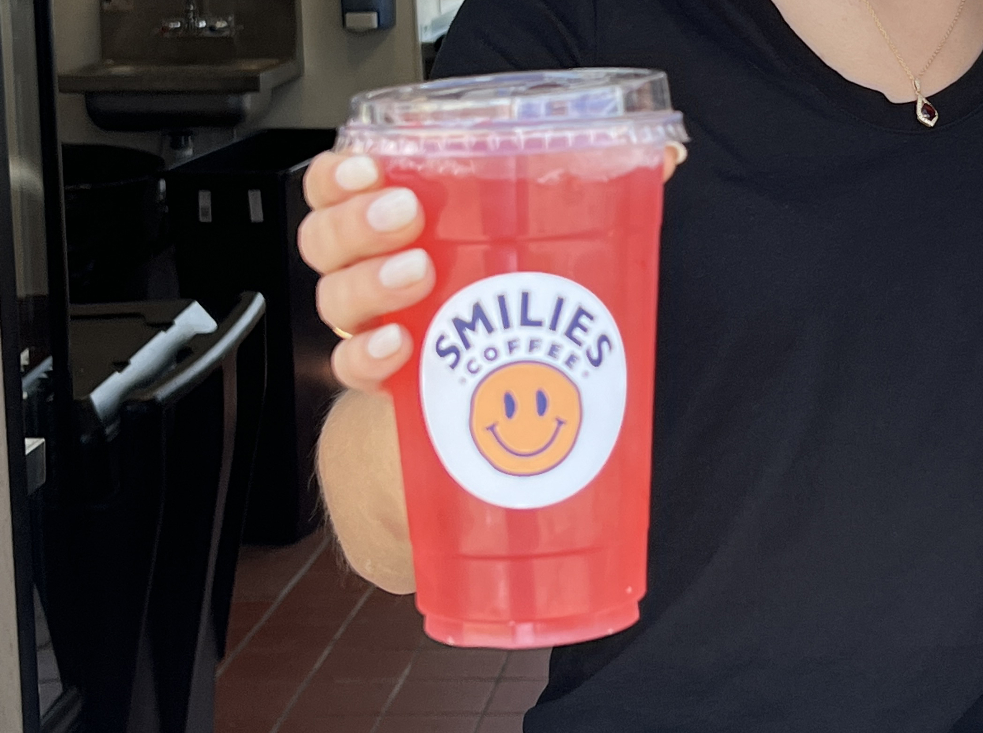 Besides basic coffee drinks, Smilies serves smoothies, milkshakes, lemonades, teas and Italian sodas.