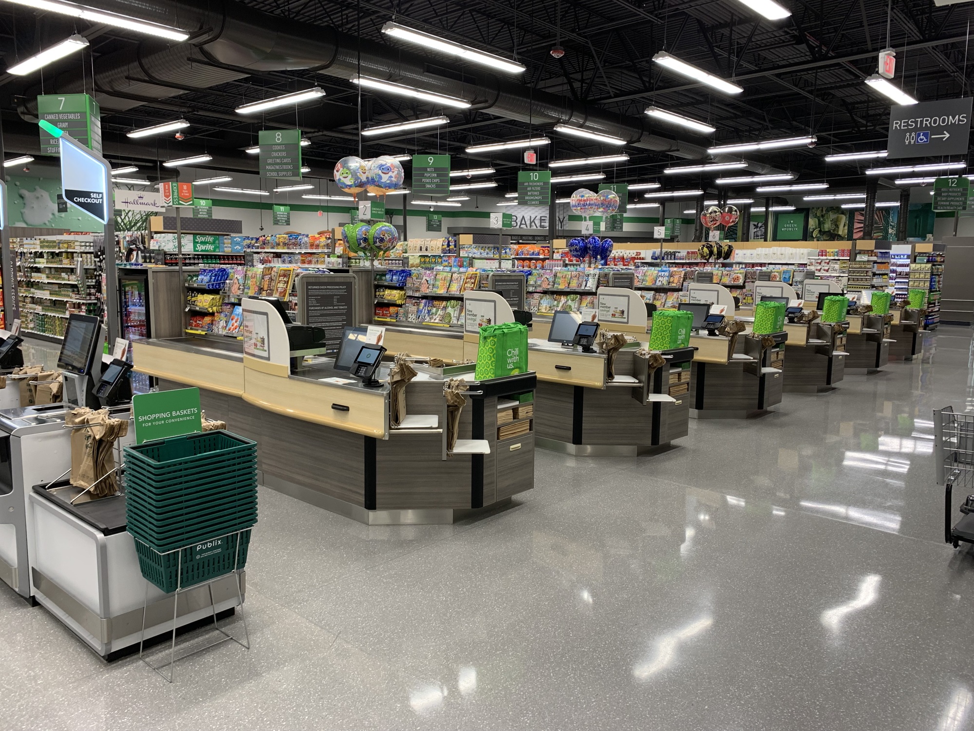 The checkout area at the East San Marco Publix. (Provided by Publix)