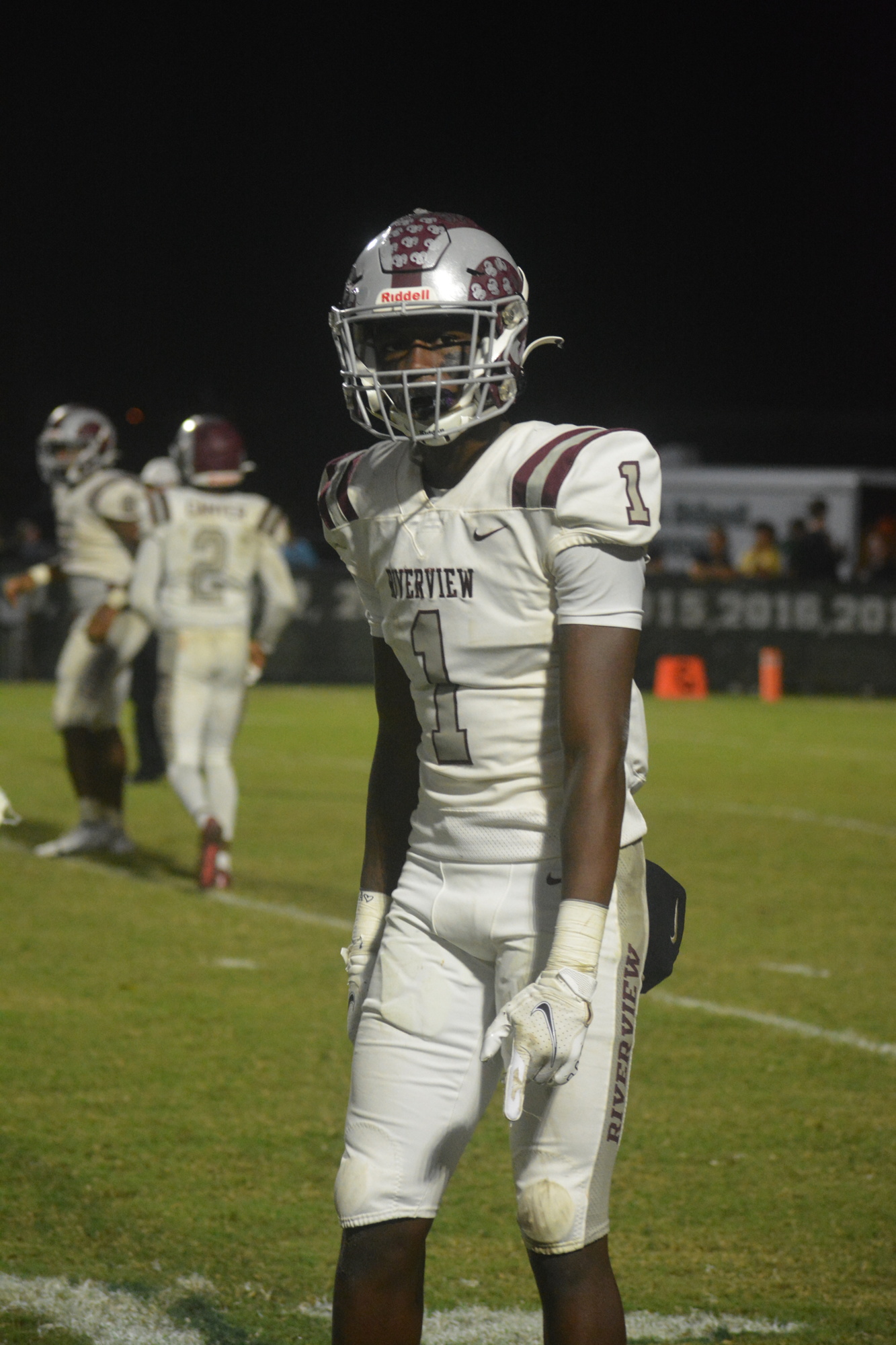 Riverview High cornerback Charles Lester III is being recruited by every national college football power in the country. He'll play defense and offense for the Rams in 2022. (File photo)