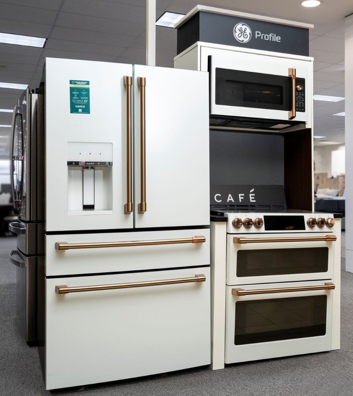 Appliances are featured in the Conn’s x Belk” store-within-a-store concept.