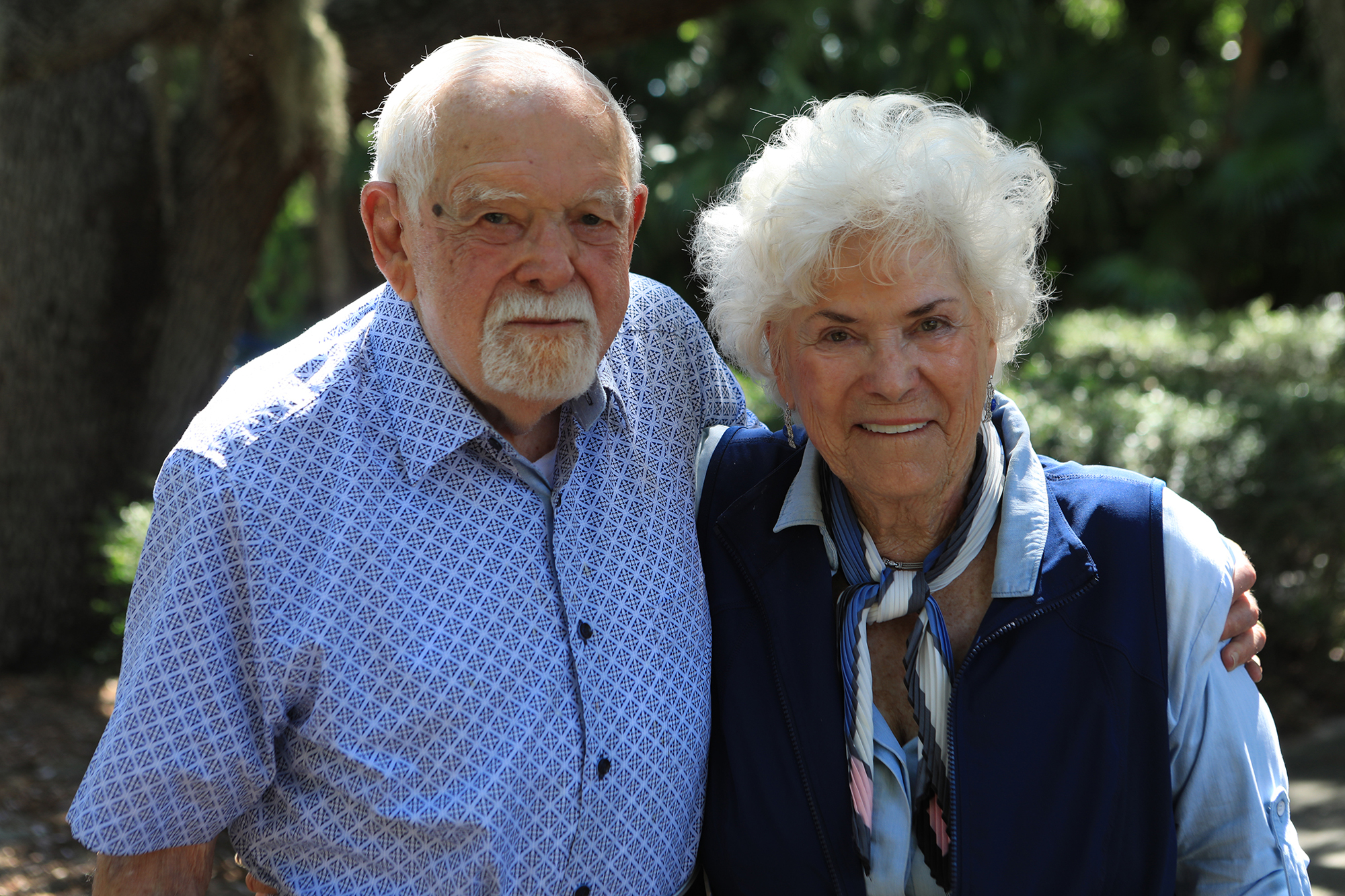 Joe Jennings and Denise Barker have embraced life and kept busy over the past 11 years. (Photo by Harry Sayer)