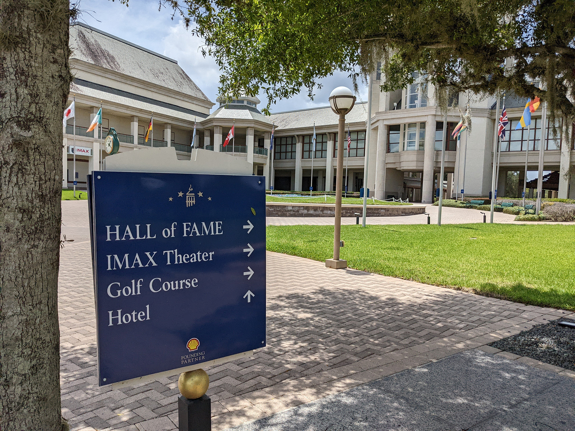 The Hall of Fame building also houses the IMAX Theater, which shows first-run films and documentaries. Nearby are the Slammer & Squire golf course and the World Golf Village Renaissance St. Augustine Resort hotel.