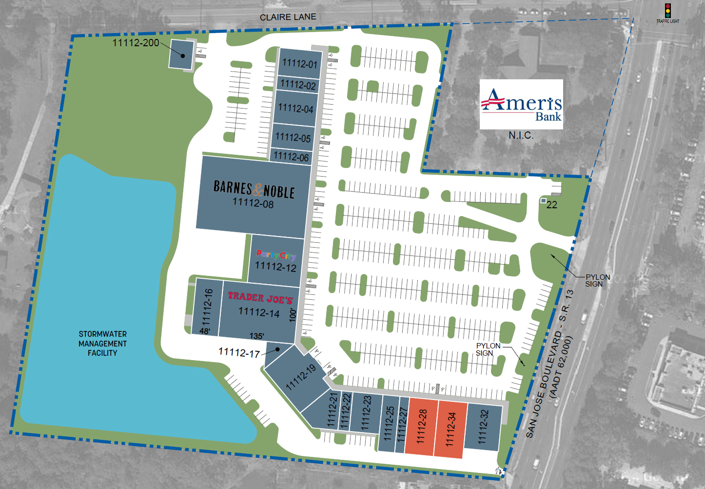 Mandola’s is planned for the Claire Lance Center in the 11112-32 parcel in the bottom right corner.