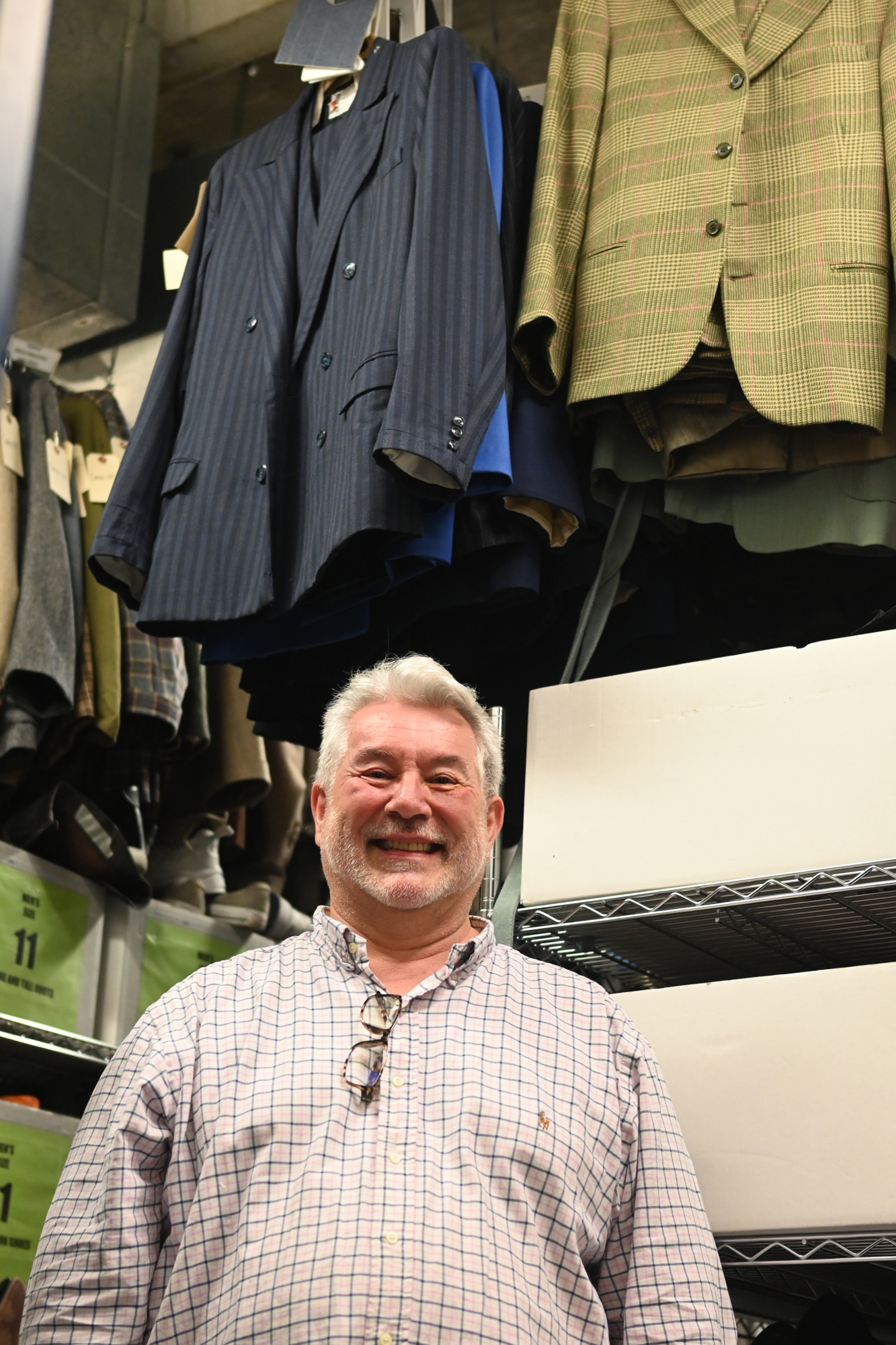 David Covach is presiding over a digitization of Asolo Rep's costume inventory. (Photo by Spencer Fordin)