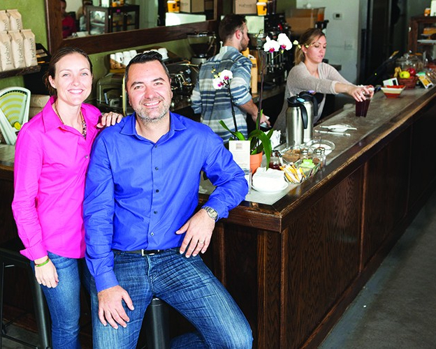 Kahwa Coffee co-founders Sarah and Raphael Perrier. (File photo)