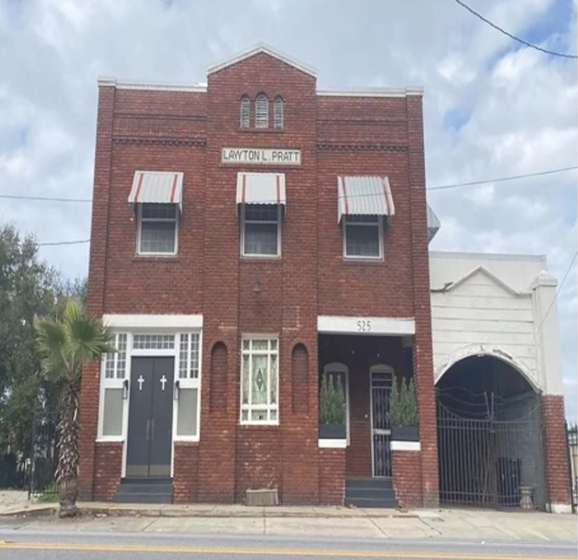 Duval County property records show the two-story building is 10,603 square feet.