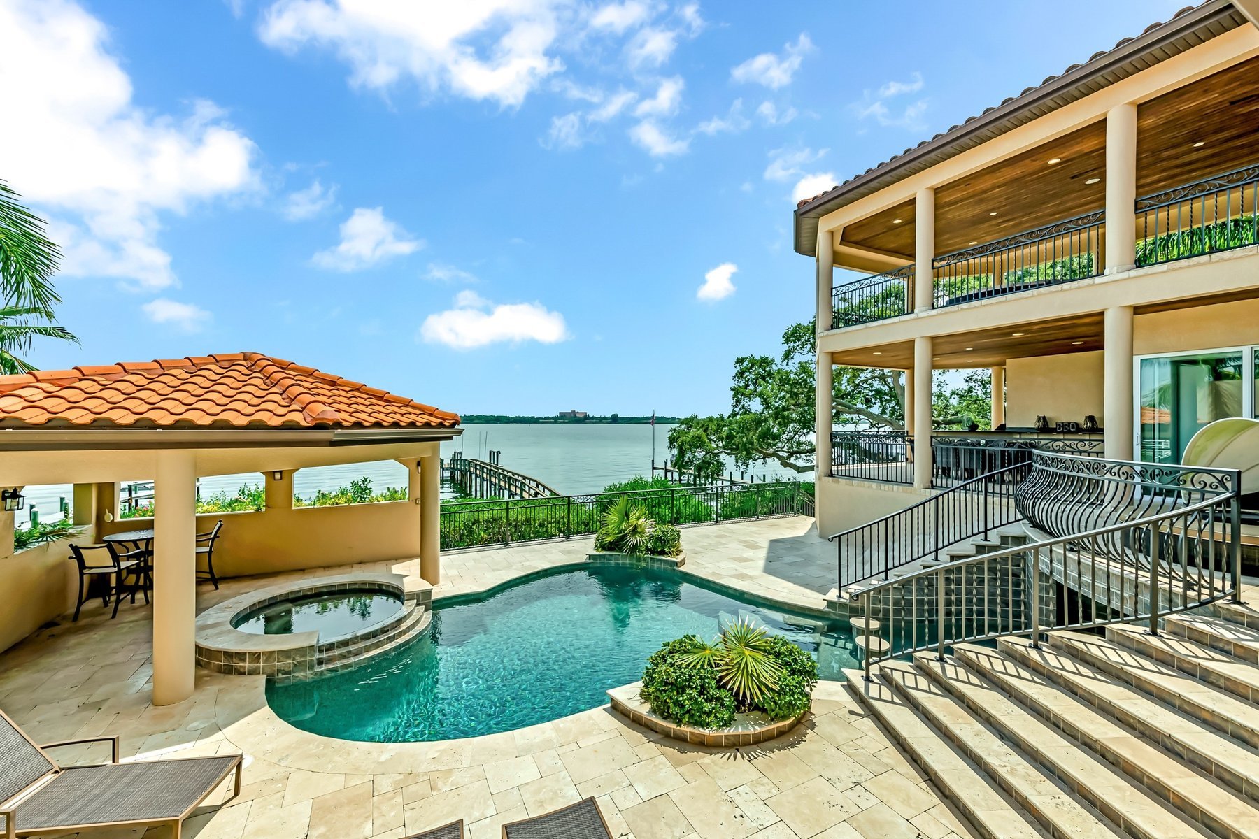 The home offers a view of Little Sarasota Bay from the southern end of Siesta Key. (Courtesy photo)