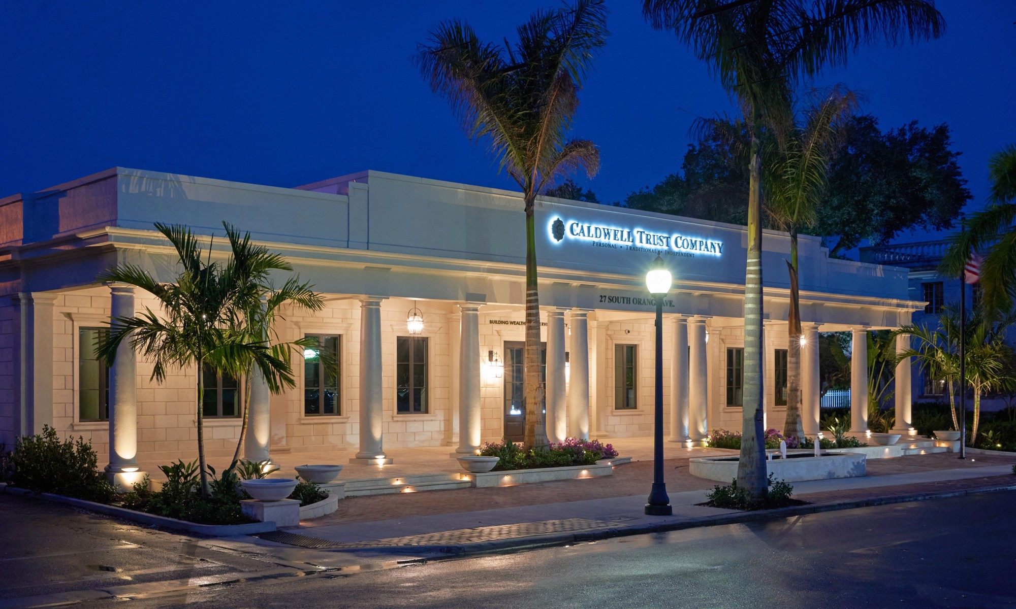 Caldwell Trust Co. recently moved  into a new building in downtown Sarasota. (File photo)