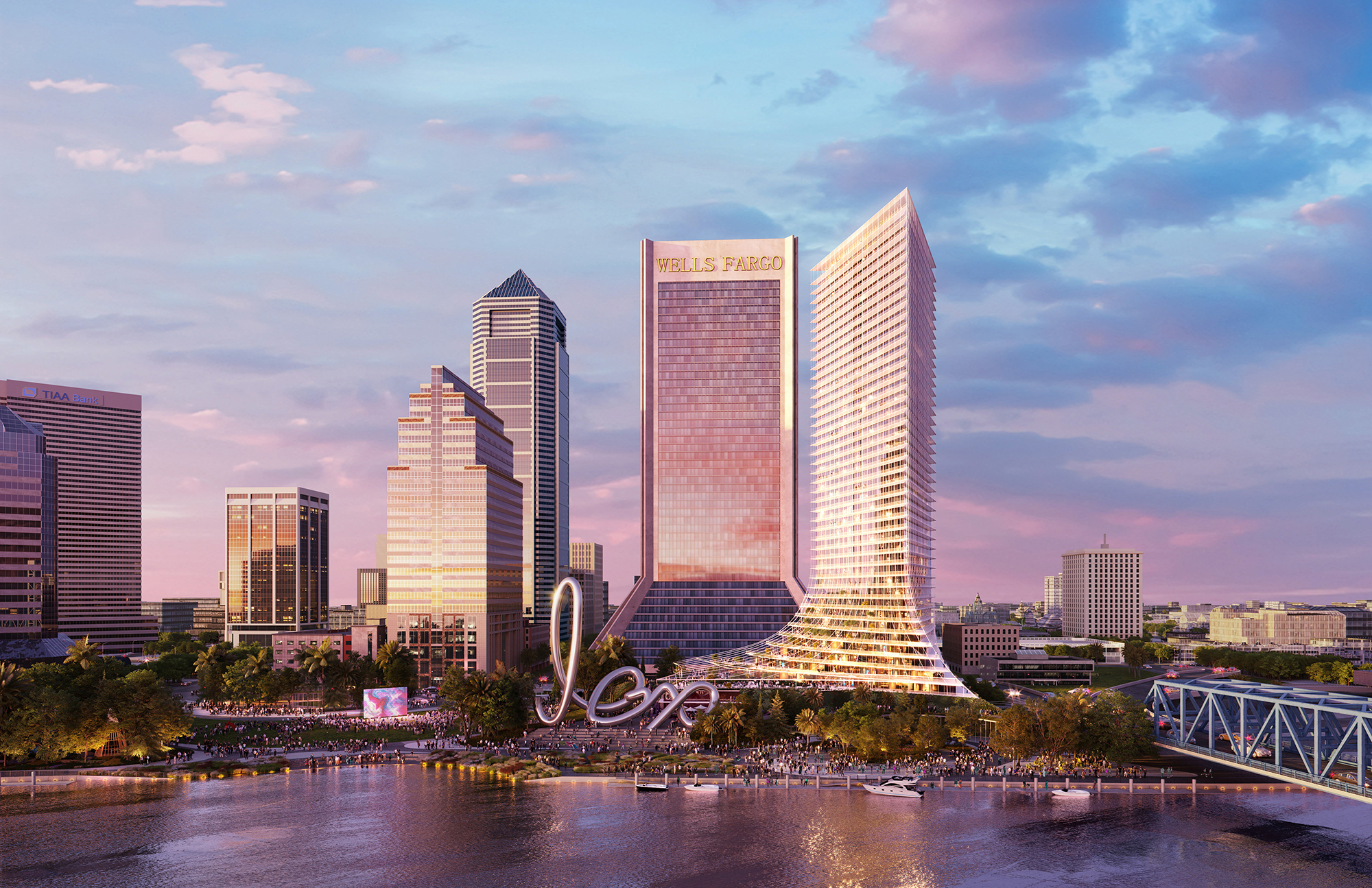 The residential tower would change the skyline of Downtown Jacksonville.