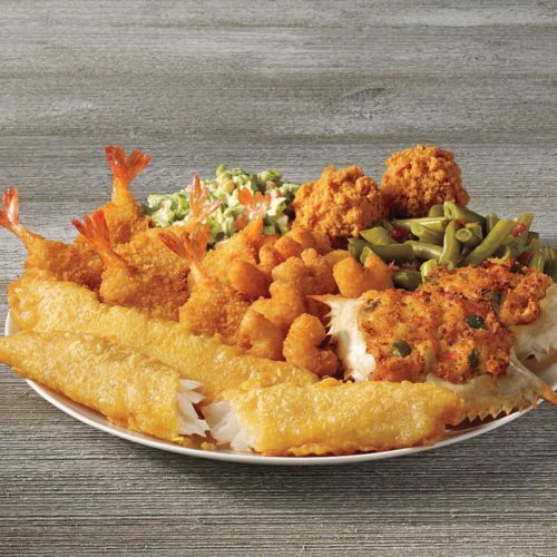 Captain D's ultimate seafood platter. (Courtesy photo)