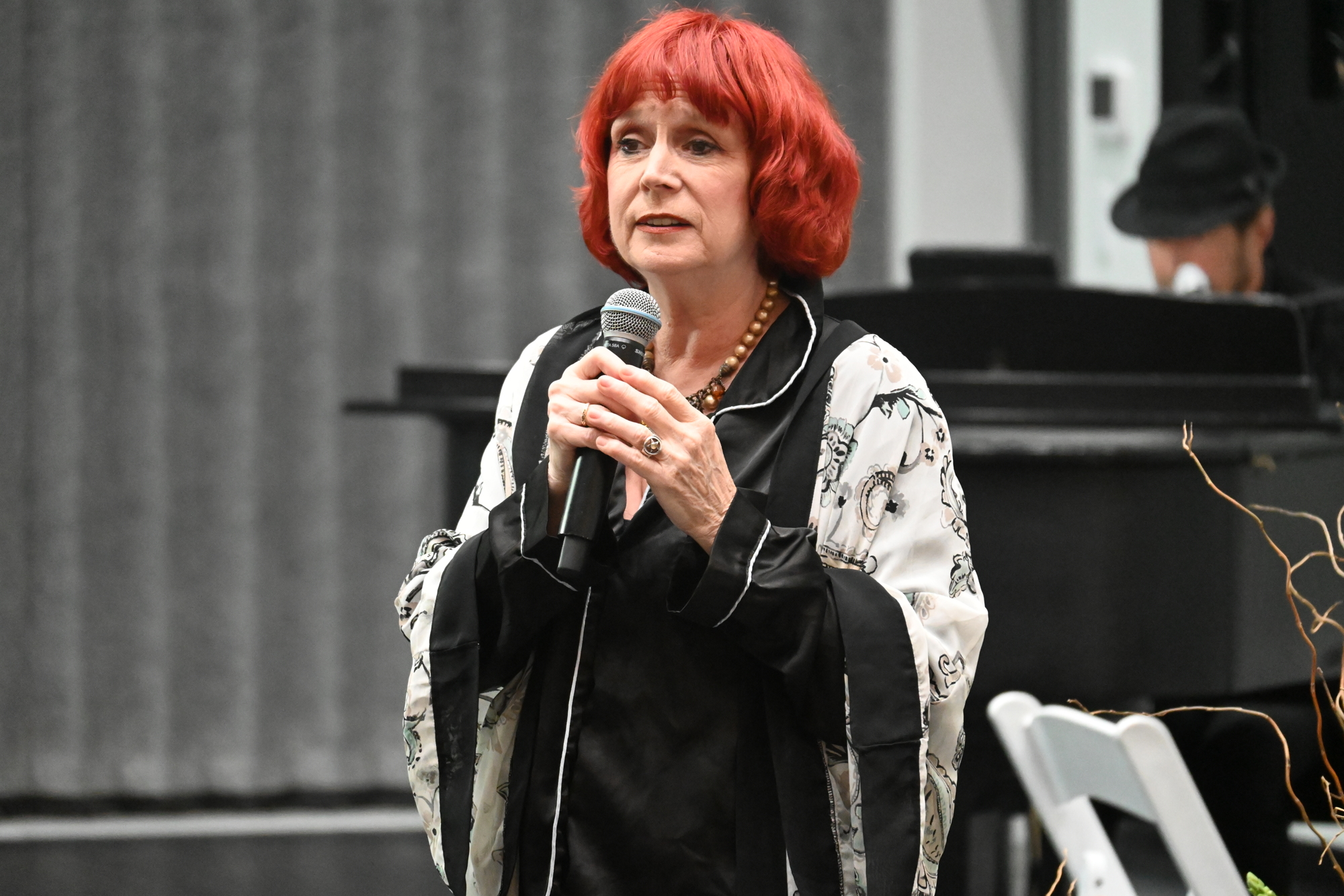 Ann Morrison, pictured earlier this year at an Asolo Rep event, is ready to bring her one-woman show to the stage at Studio 1130.(Photo by Spencer Fordin)