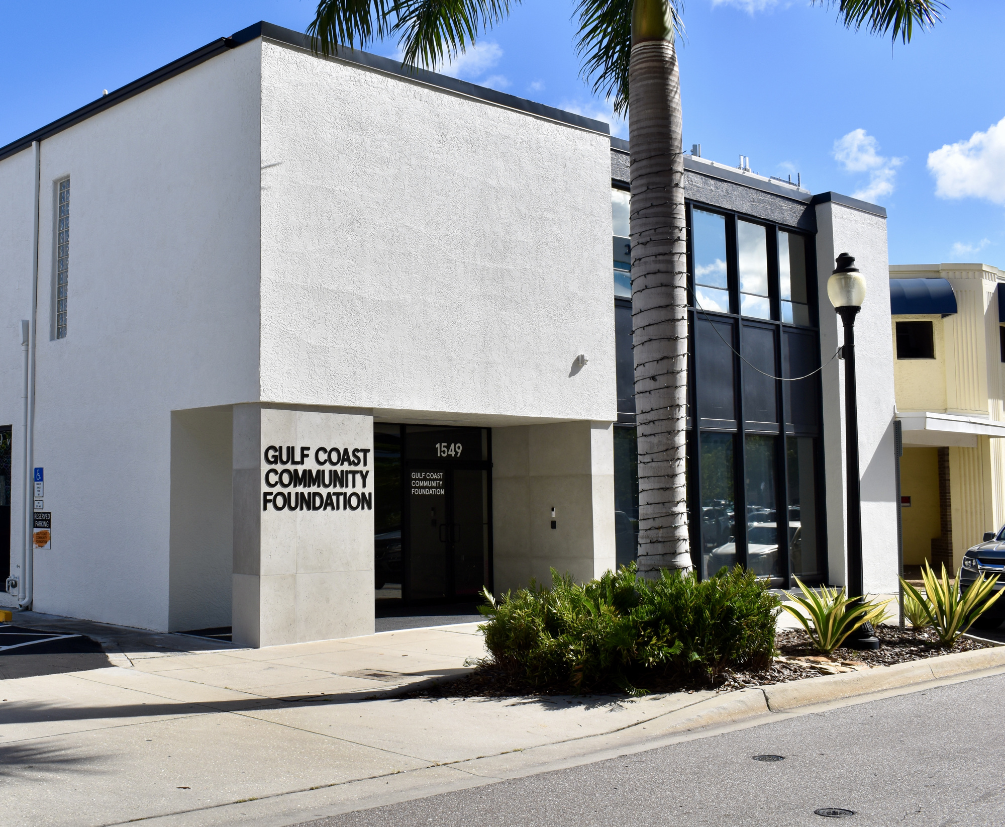 The Gulf Coast Community Foundation's Sarasota Philanthropy Center is on State Street in downtown. (Photo by Eric Garwood)