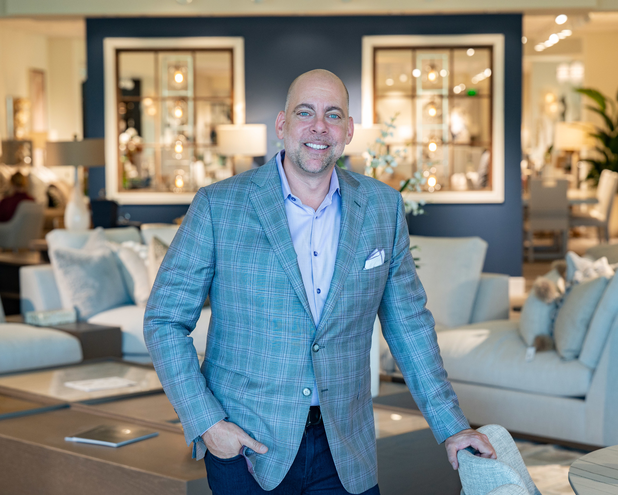 The third store in the Clive Daniel Home that popped up in Sarasota was always a question of when rather if, Daniel Lubner says. (Photo by Lori Sax)