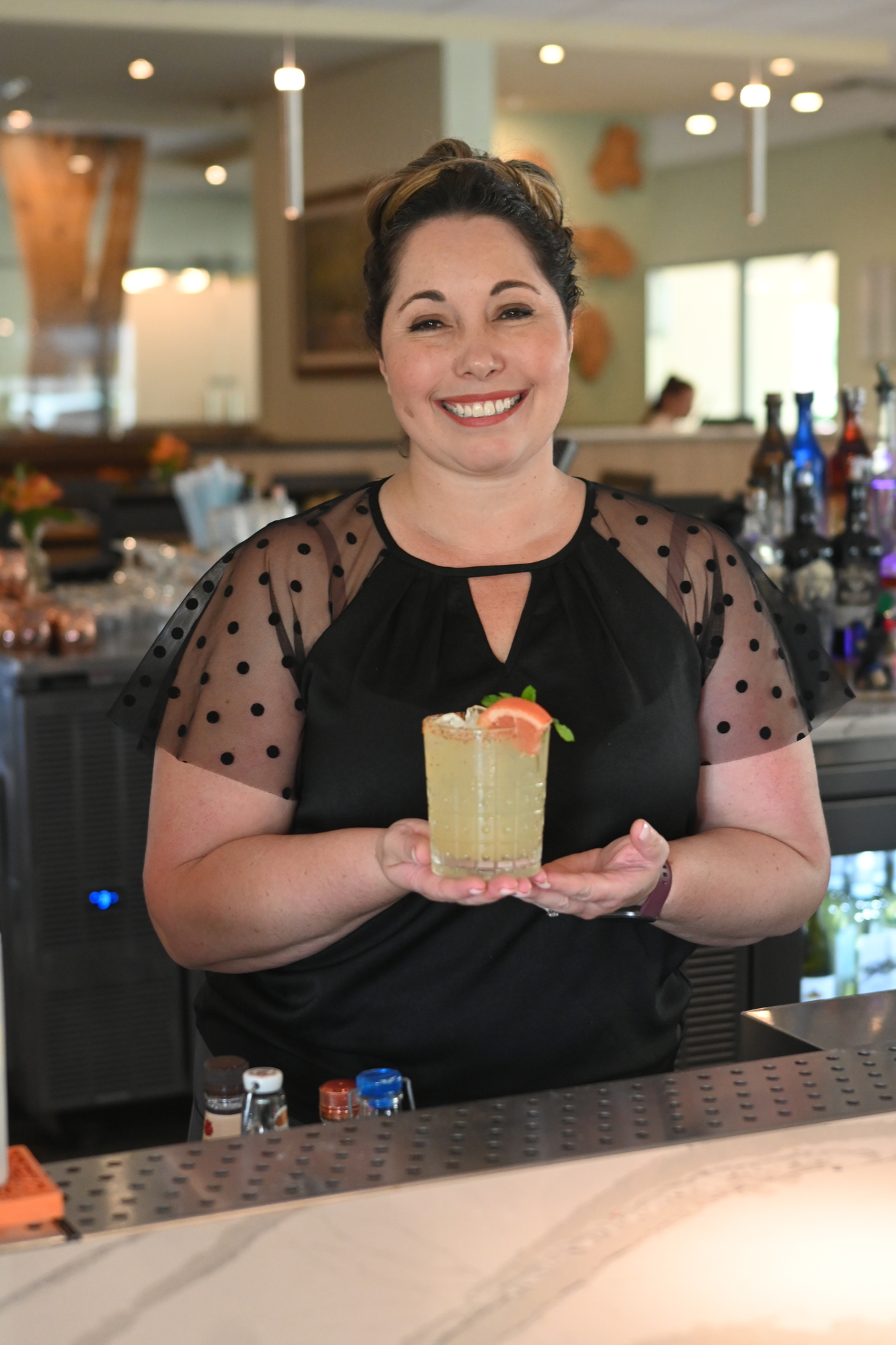 Stephanie Porter, beverage manager at Grove, is the defending champion in the competition's tequila category. (Photo by Spencer Fordin)