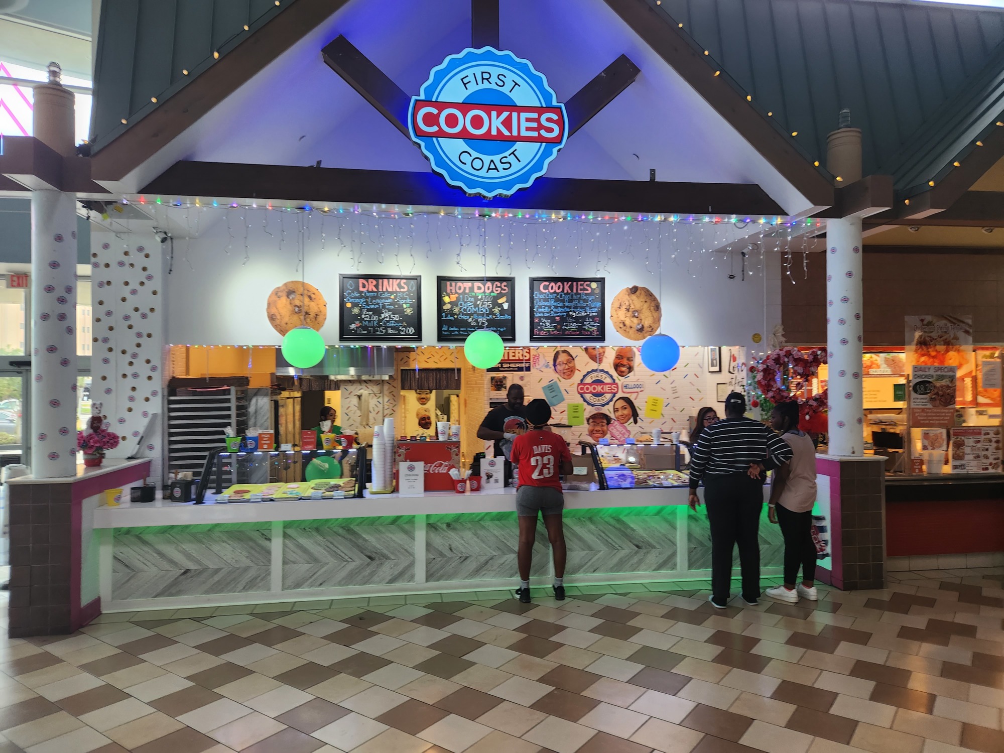 First Coast Cookies inside the Regency Square Mall.