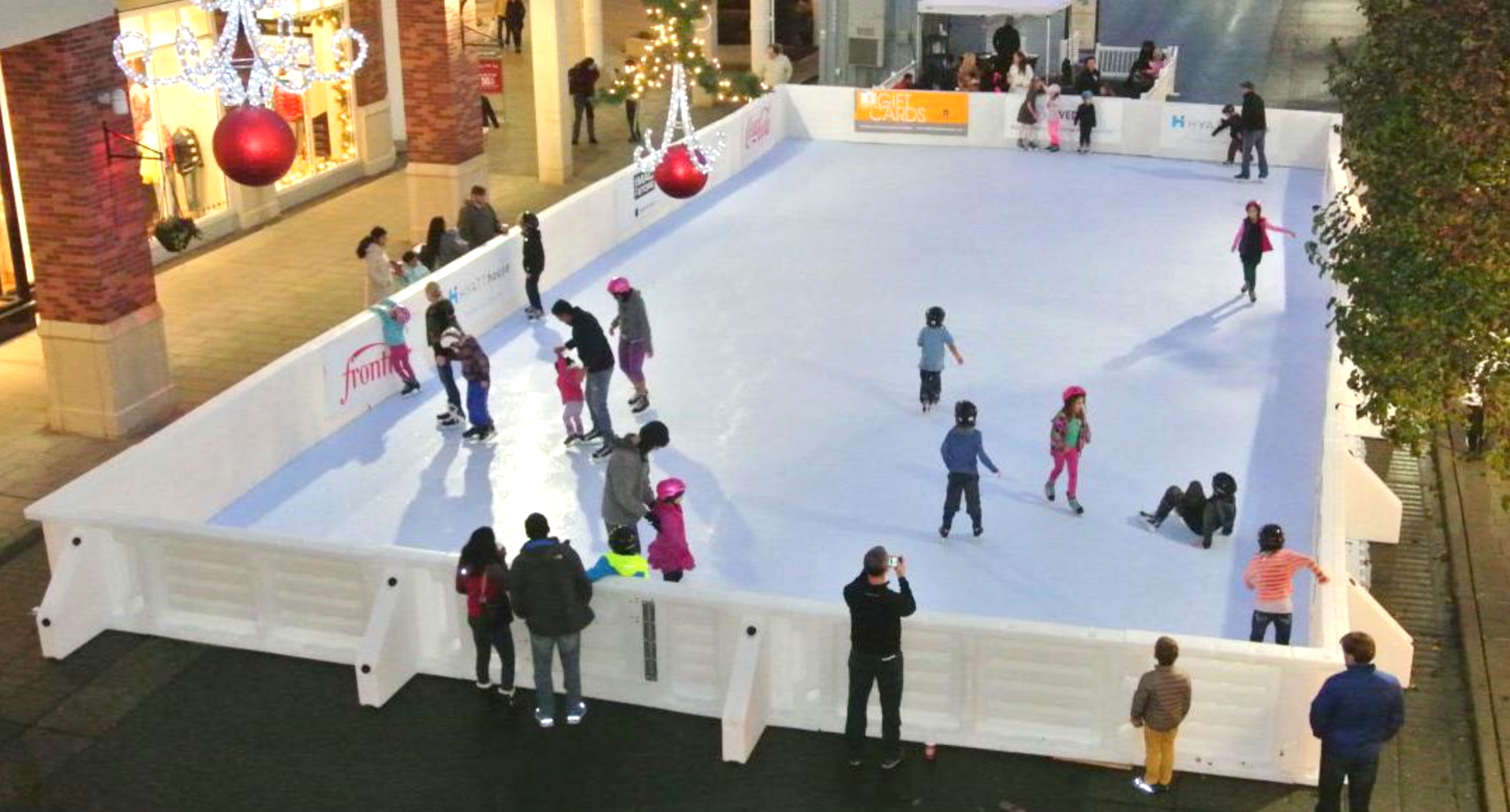 Among the attractions of the proposed winter festival at St. Armands Circle is a synthetic ice skating rink. (Courtesy image)