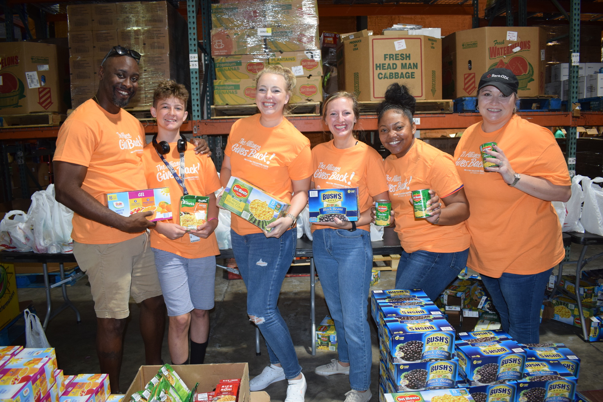 LWRBA volunteers Patrick Larivaud, Cooper Hodgson, Ali Marks, Jenna Nelson, Duette Hart and Annemarie Graff worked a shift at Meals on Wheels Plus.