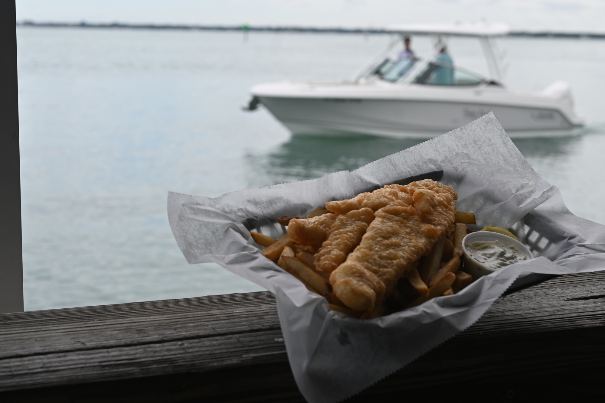 The Old Salty Dog's City Island location is renowned for its view of the water. (Photo by Spencer Fordin)