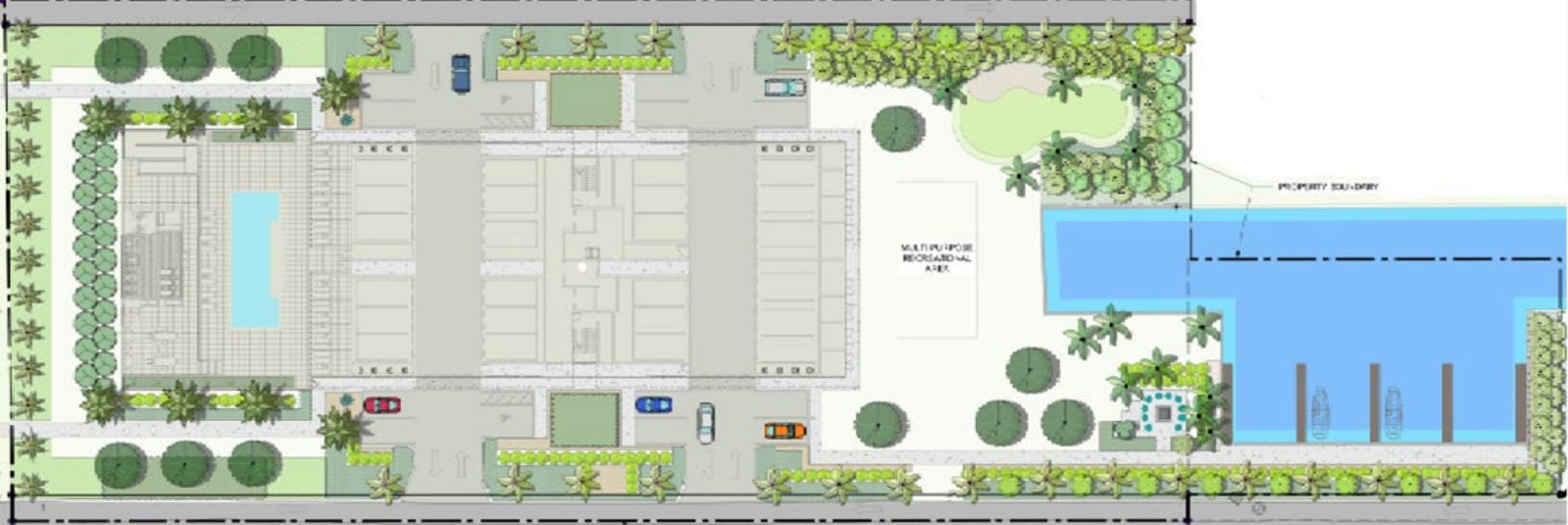 The proposed site includes plans for significant landscaping. (Courtesy photo)