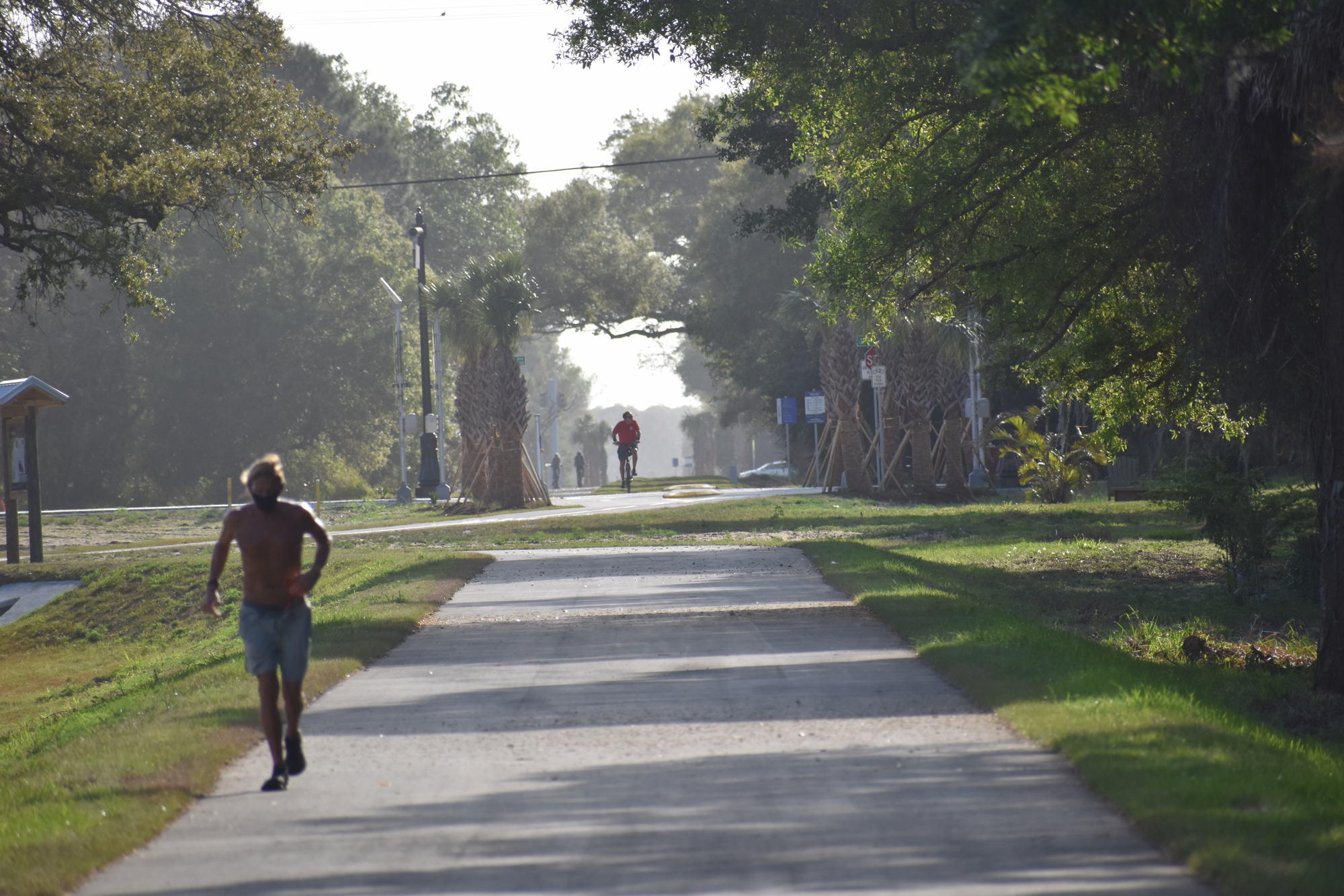 The Legacy Trail runs through the city of Sarasota.