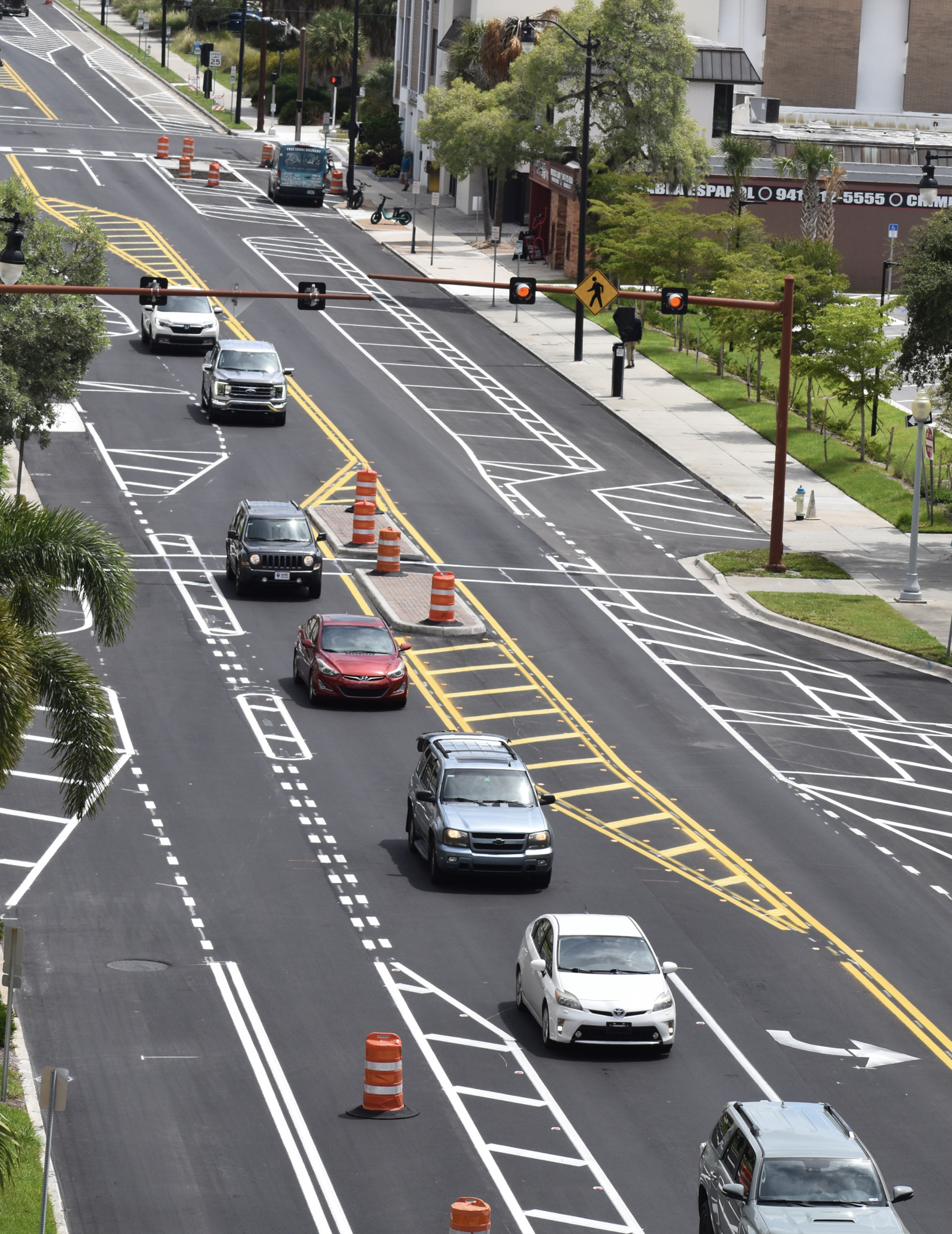 Ringling Boulevard underwent a change.