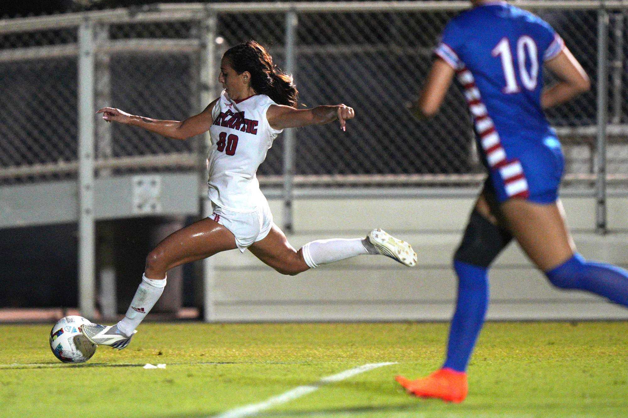 Former Lakewood Ranch High girls soccer player Gi Krstec, a senior at FAU, was named the CUSA Midfielder of the Year on Nov. 1. (Courtesy photo.)