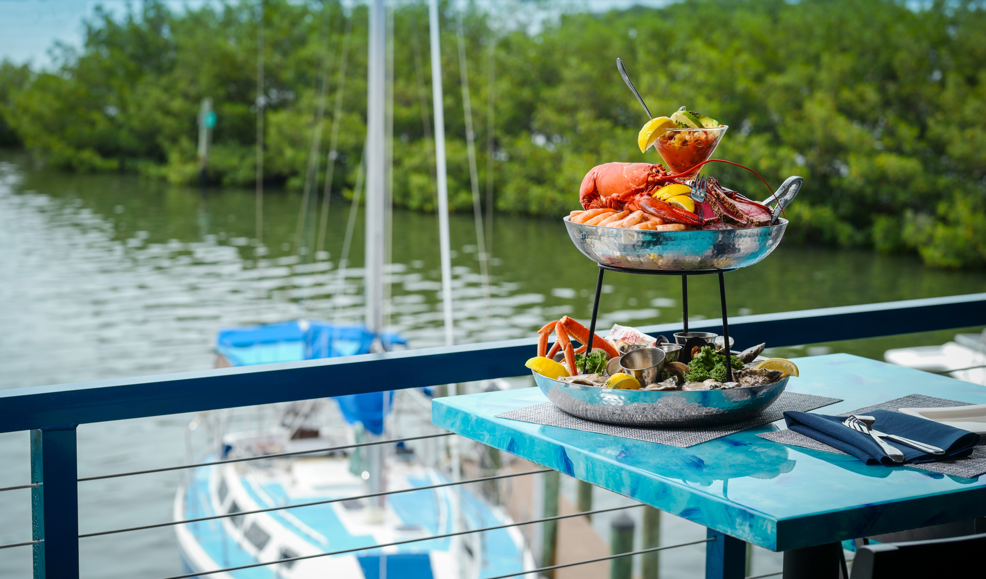 The Big Chill Seafood Tower at Deep Lagoon is sure to turn heads. (Courtesy photo)