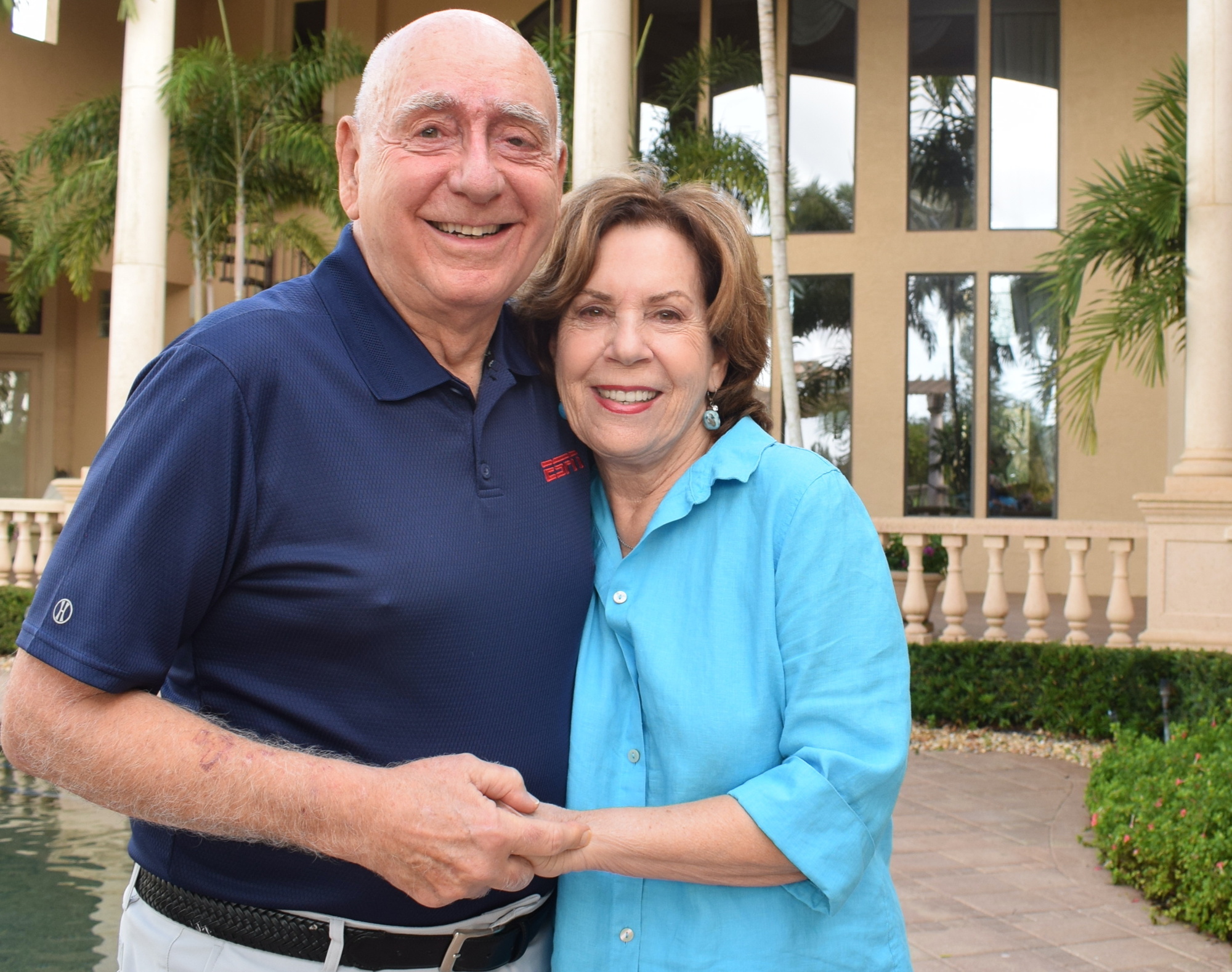 Dick and Lorraine Vitale had to persevere through the last 18 months as Dick was being treated for two different forms of cancer. (Photo by Jay Heater)